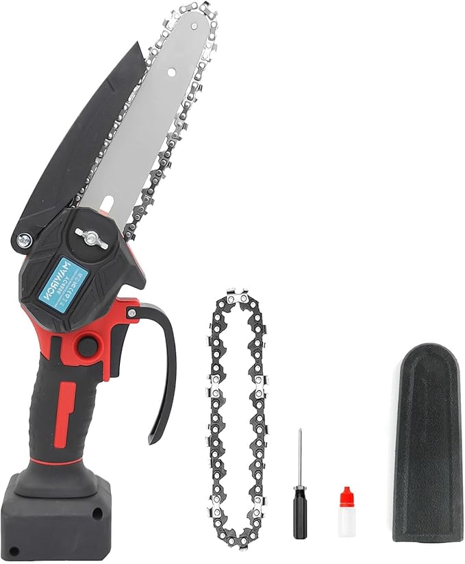 Battery compatibility overview (Einhell-style platform) for cordless mini chainsaw